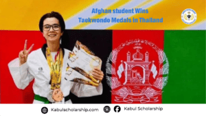 Afghan Student Sakina Baigzad Wins Taekwondo Medals in Thailand