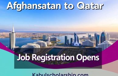 Afghanistan to Qatar Job Registration Opens