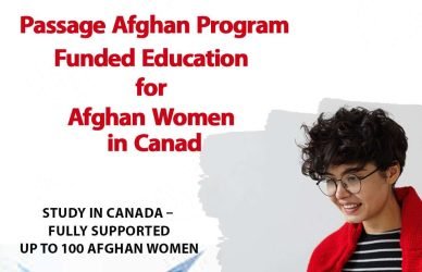 Passage Afghan Program- Funded Education for Afghan Women in Canada